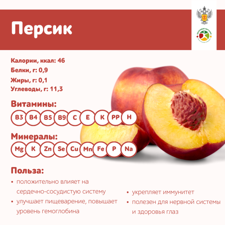 Персики – плоды красоты и здоровья